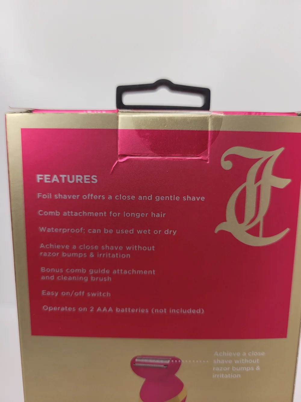 👉✨️ Juicy Couture Cordless Foil Shaver in Hot Pink